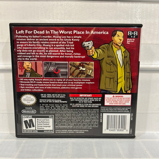 Grand Theft Auto: Chinatown Wars - Nintendo DS