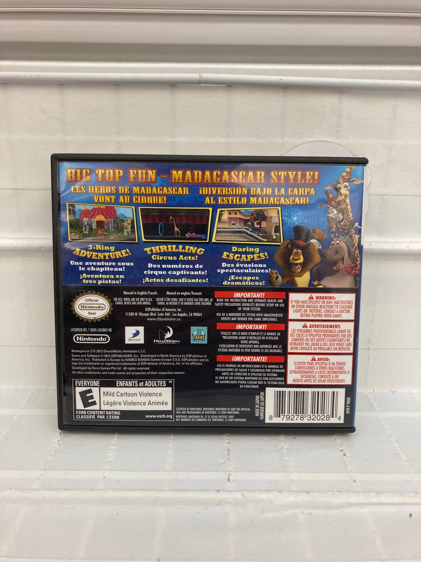 Madagascar 3 - Nintendo DS