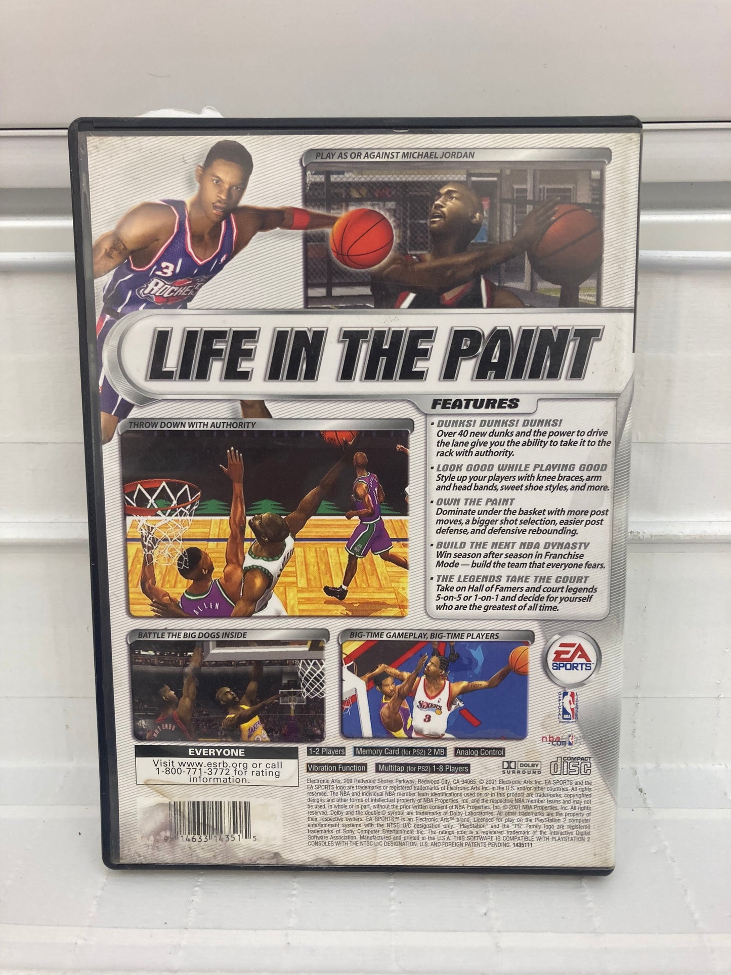 NBA Live 2002 - Playstation 2