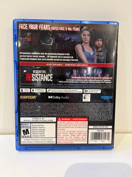 Resident Evil 3 - Playstation 5