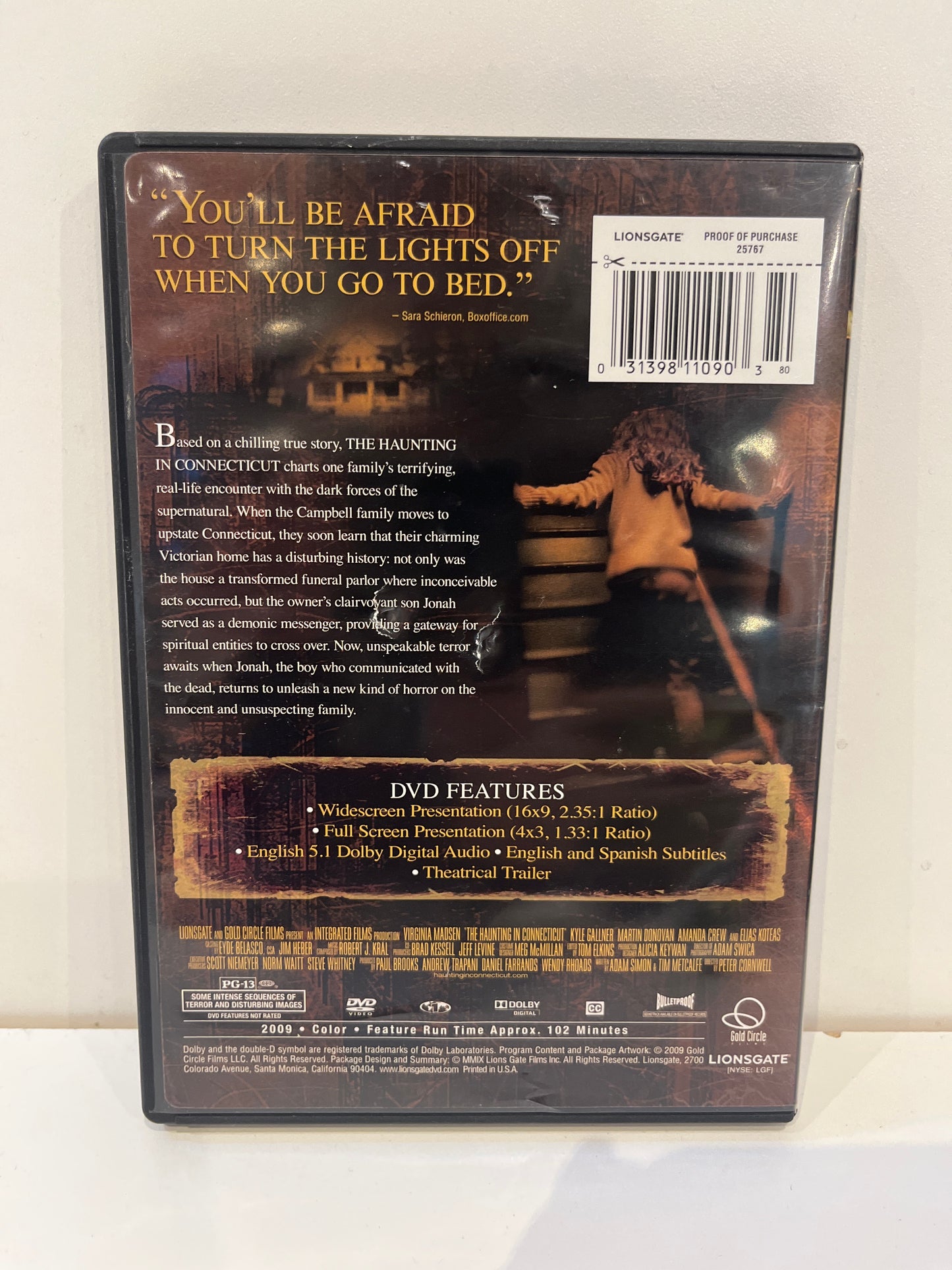 The Haunting in Connecticut - DVD