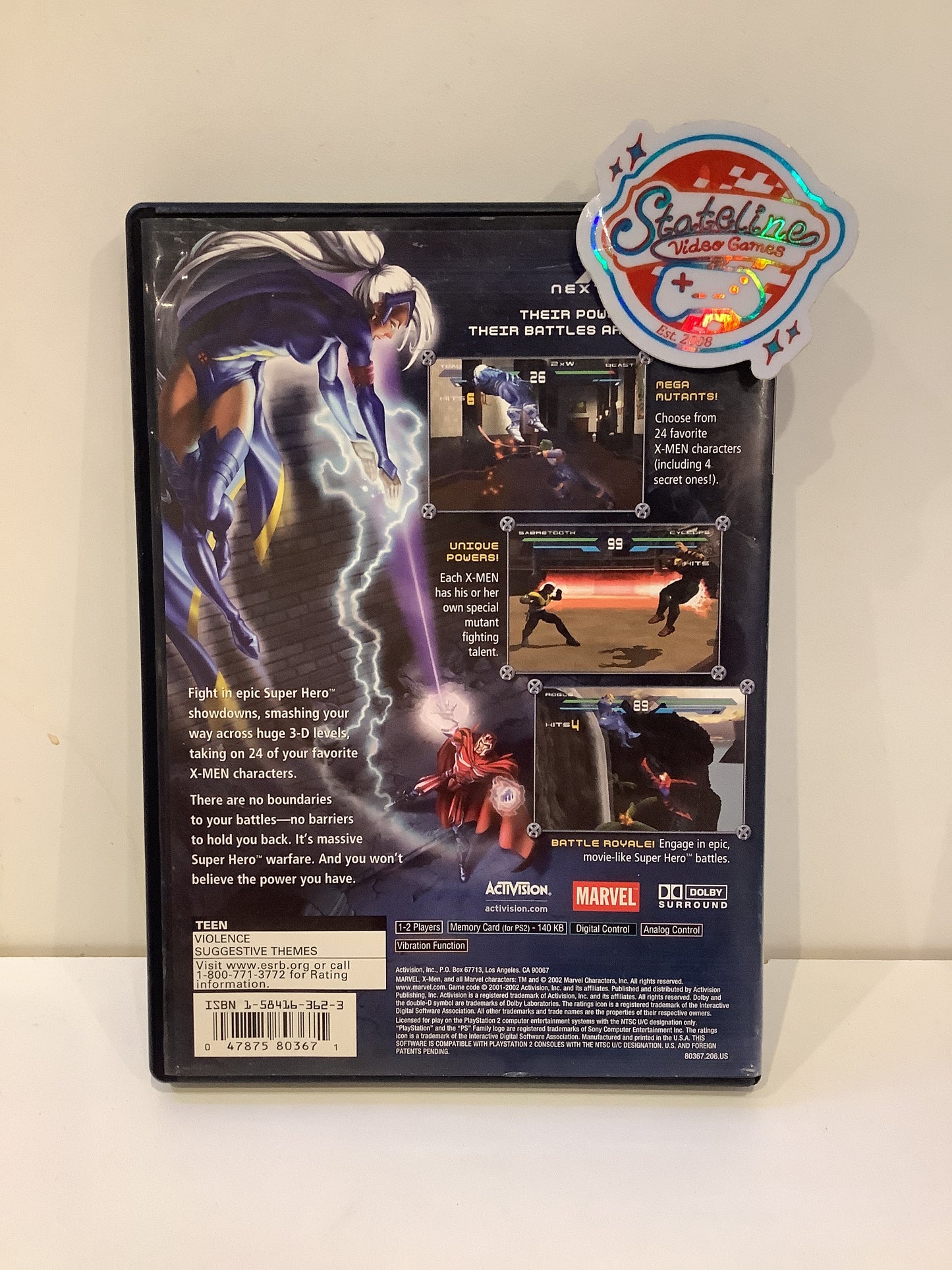 X-men Next Dimension - Playstation 2