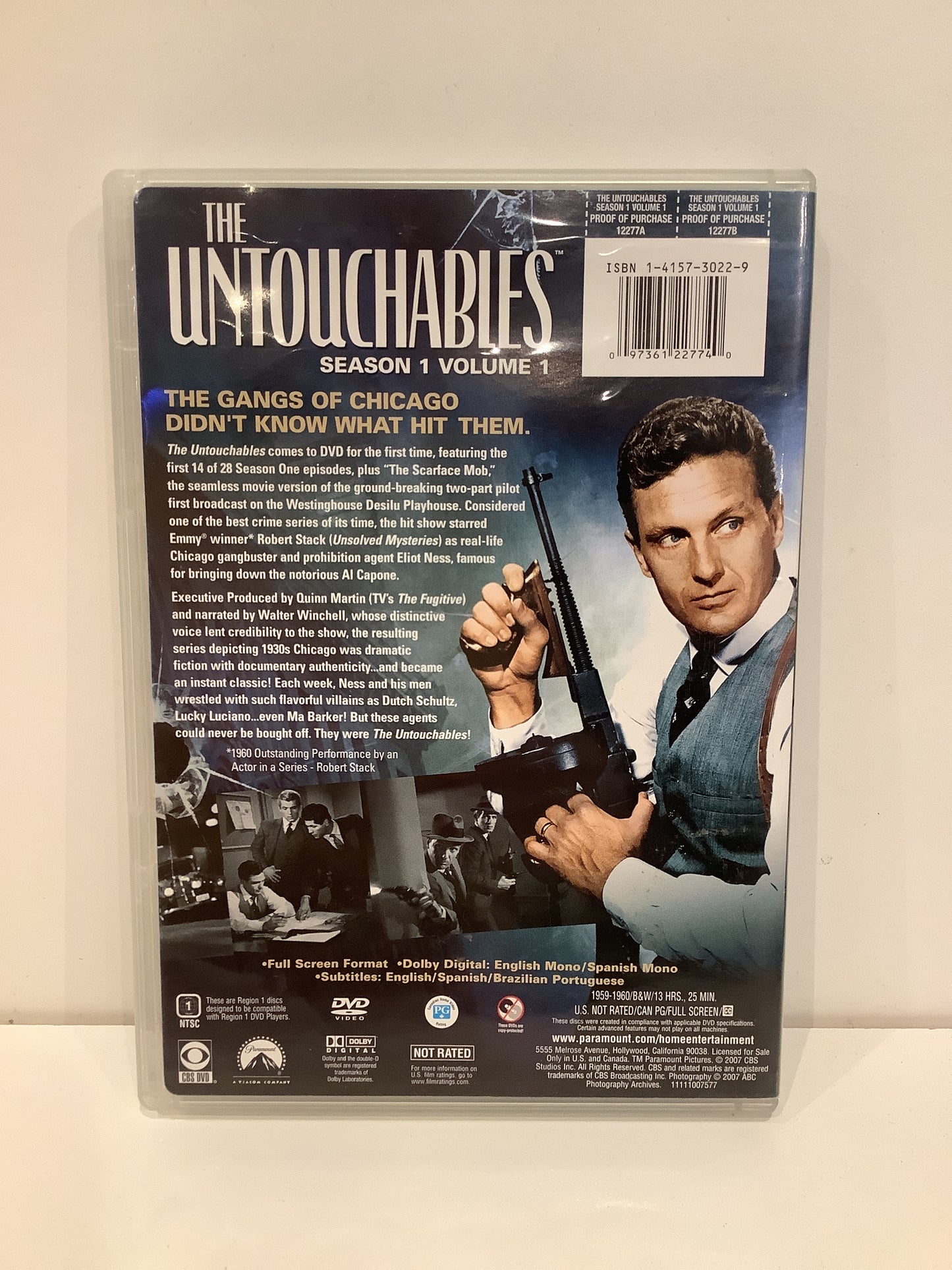 The Untouchables: Season 1 Volume 1 - DVD