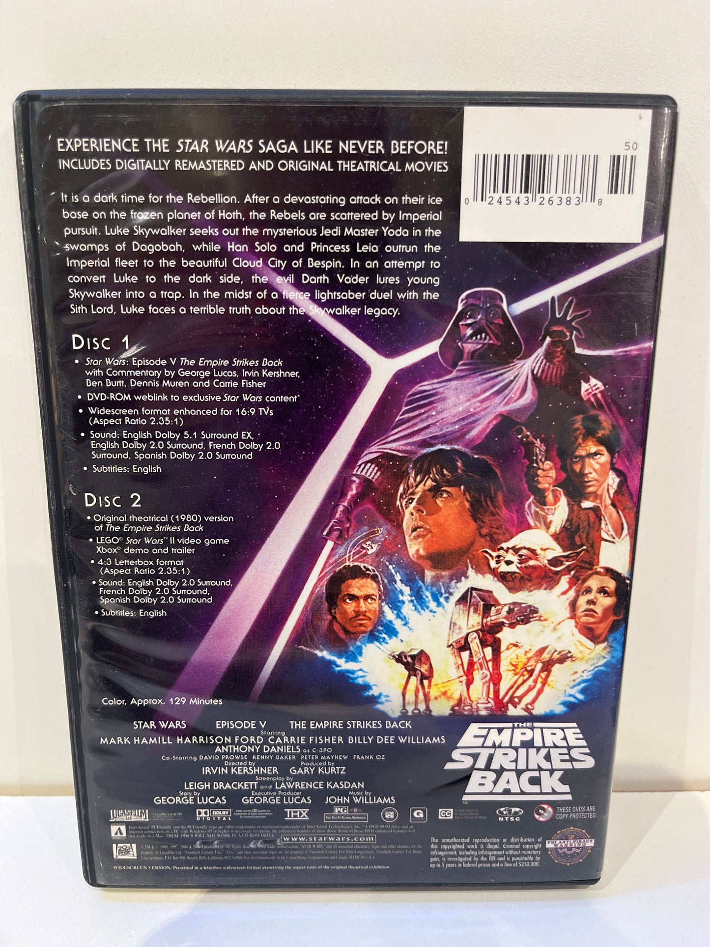 Star Wars V: The Empire Strikes Back - DVD