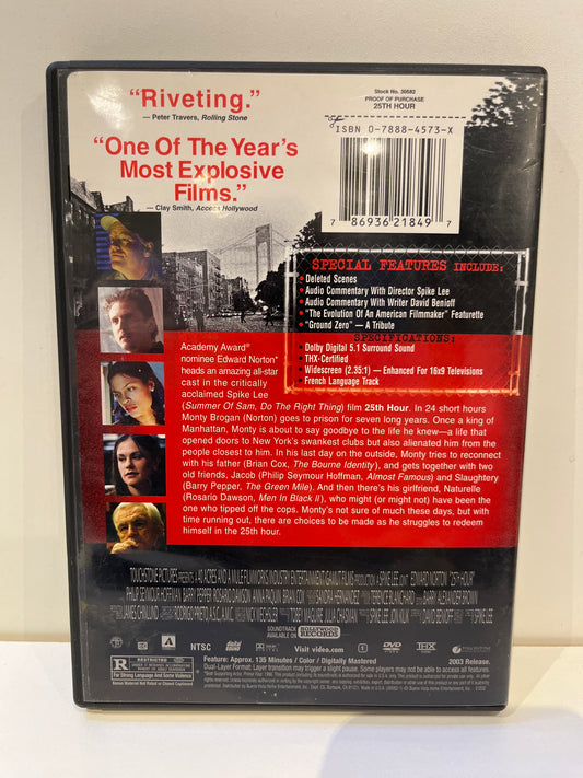 25th Hour - DVD