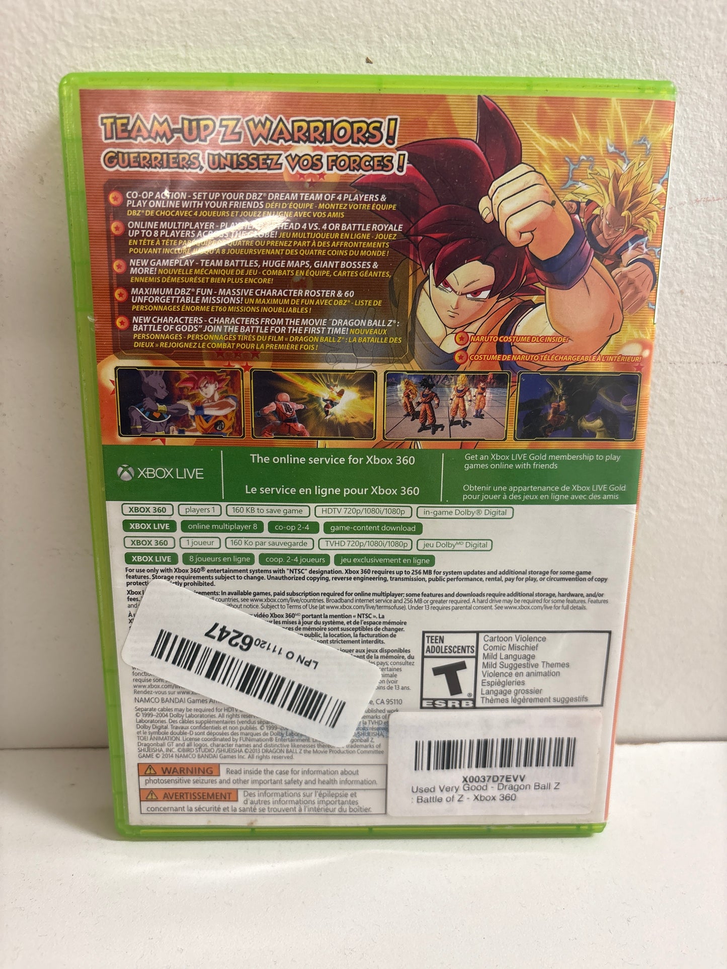 Dragon Ball Z: Battle of Z - Xbox 360