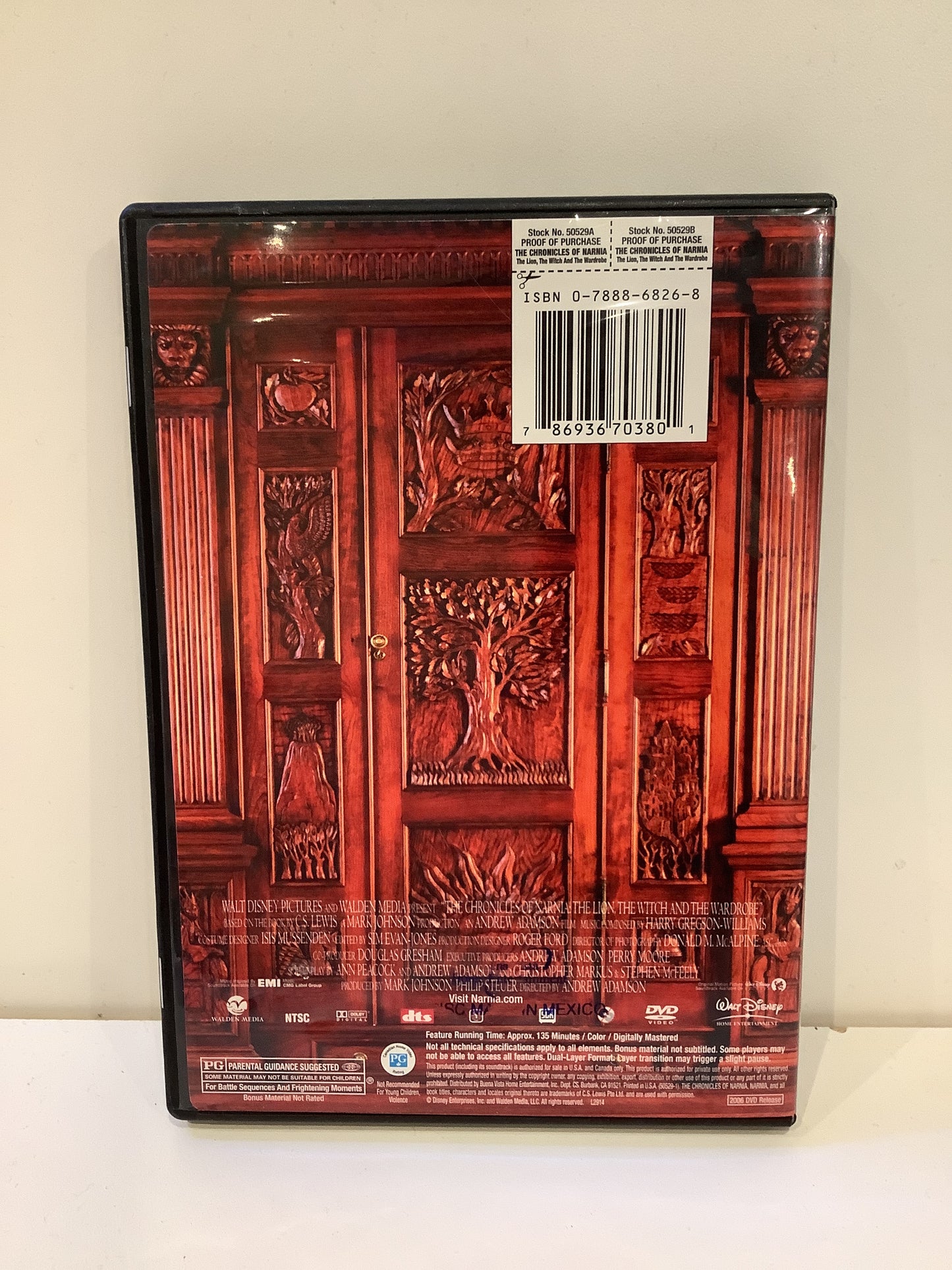 The Chronicles of Narnia: The Lion, The Witch and The Wardrobe - DVD