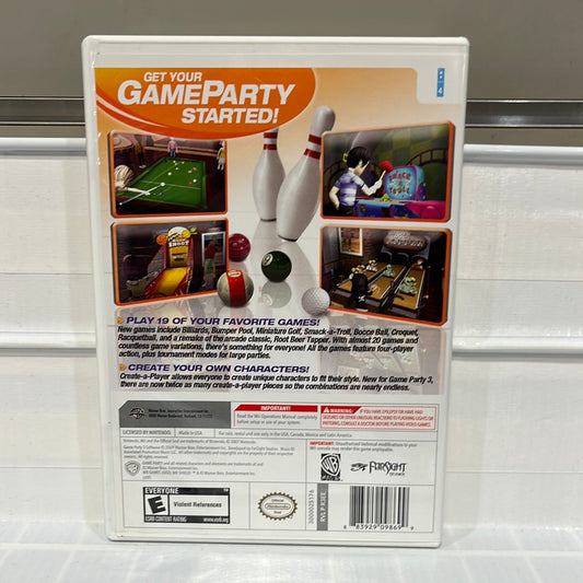 Game Party 3 - Wii