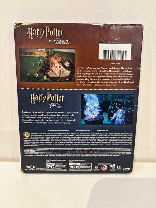 Harry Potter Years 3 & 4 Prison of Azkaban & Goblet of Fire - Blu-Ray