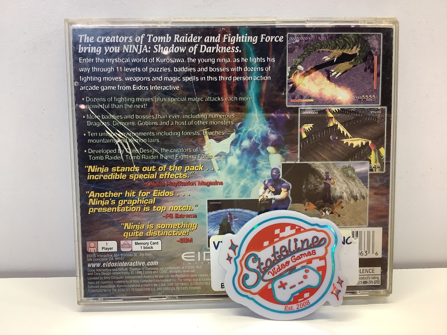 Ninja Shadow of Darkness - Playstation
