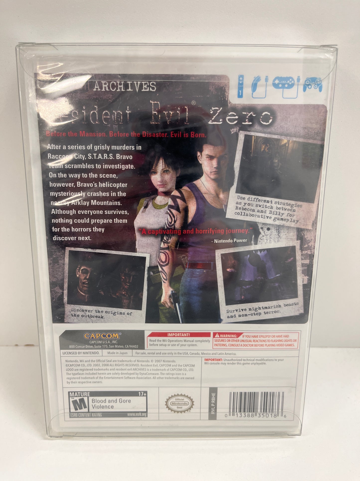 Resident Evil Archives: Resident Evil Zero - Wii