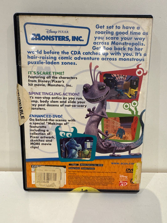 Monsters Inc - Playstation 2