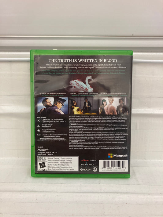 Vampire: The Masquerade Swansong - Xbox Series X