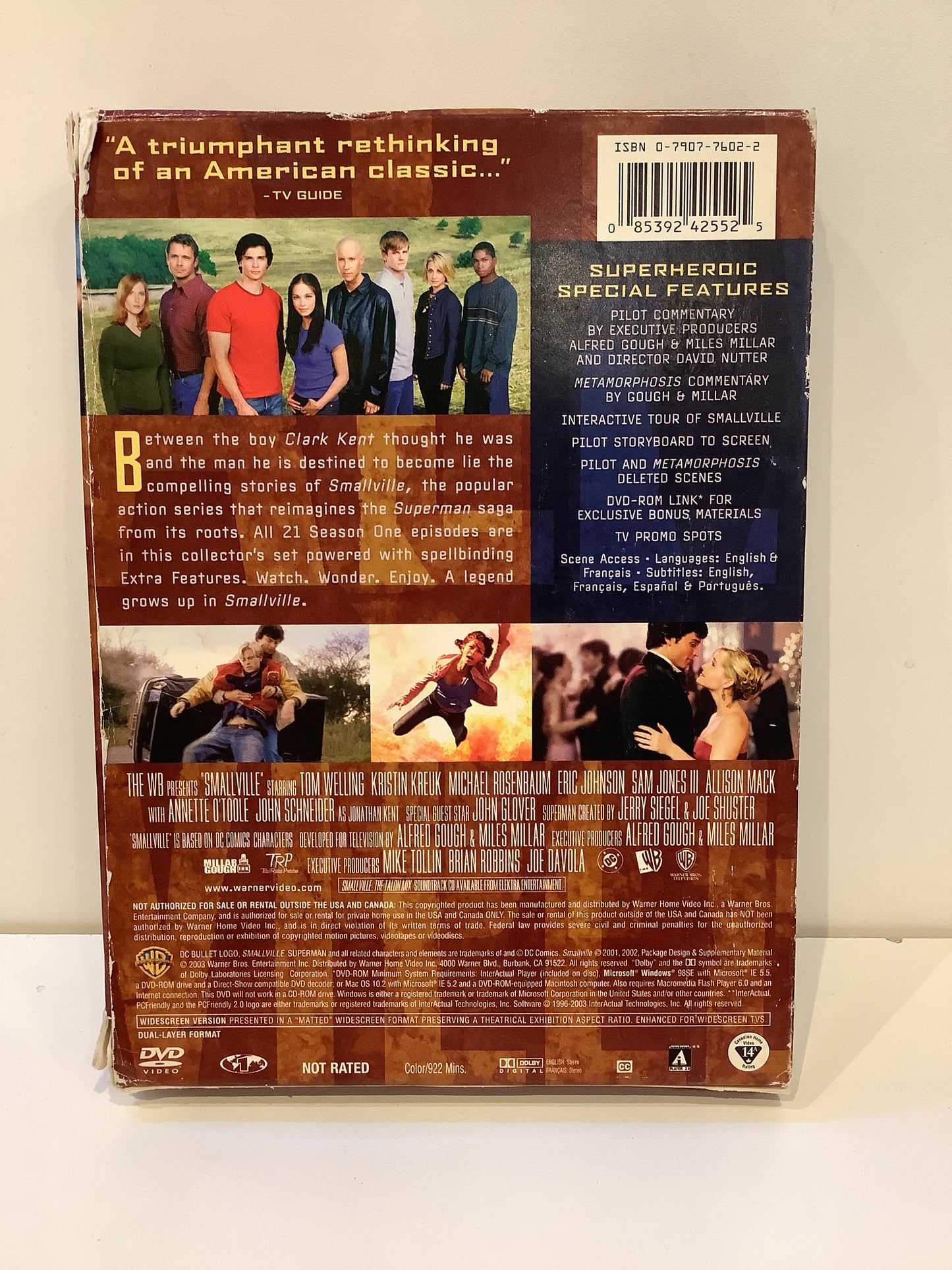 Smallville: The Complete First Season - DVD