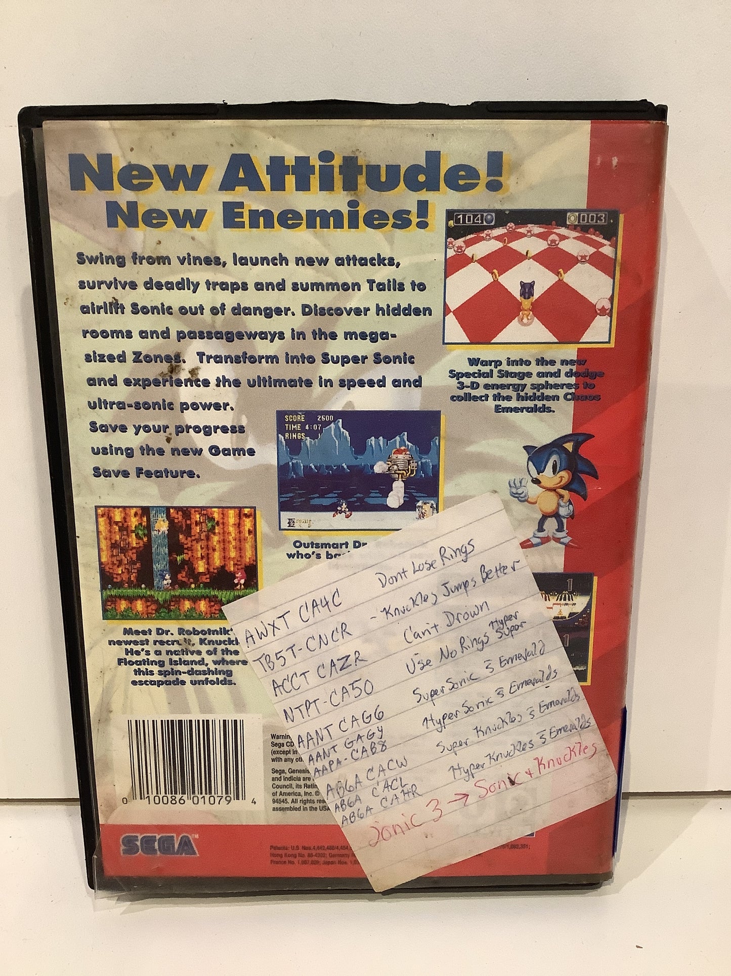 Sonic the Hedgehog 3 - Sega Genesis