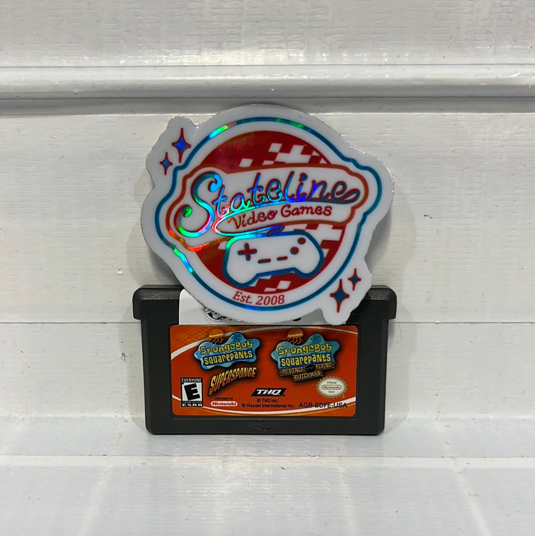 2 Games in 1 Double Pack: SpongeBob - GameBoy Advance