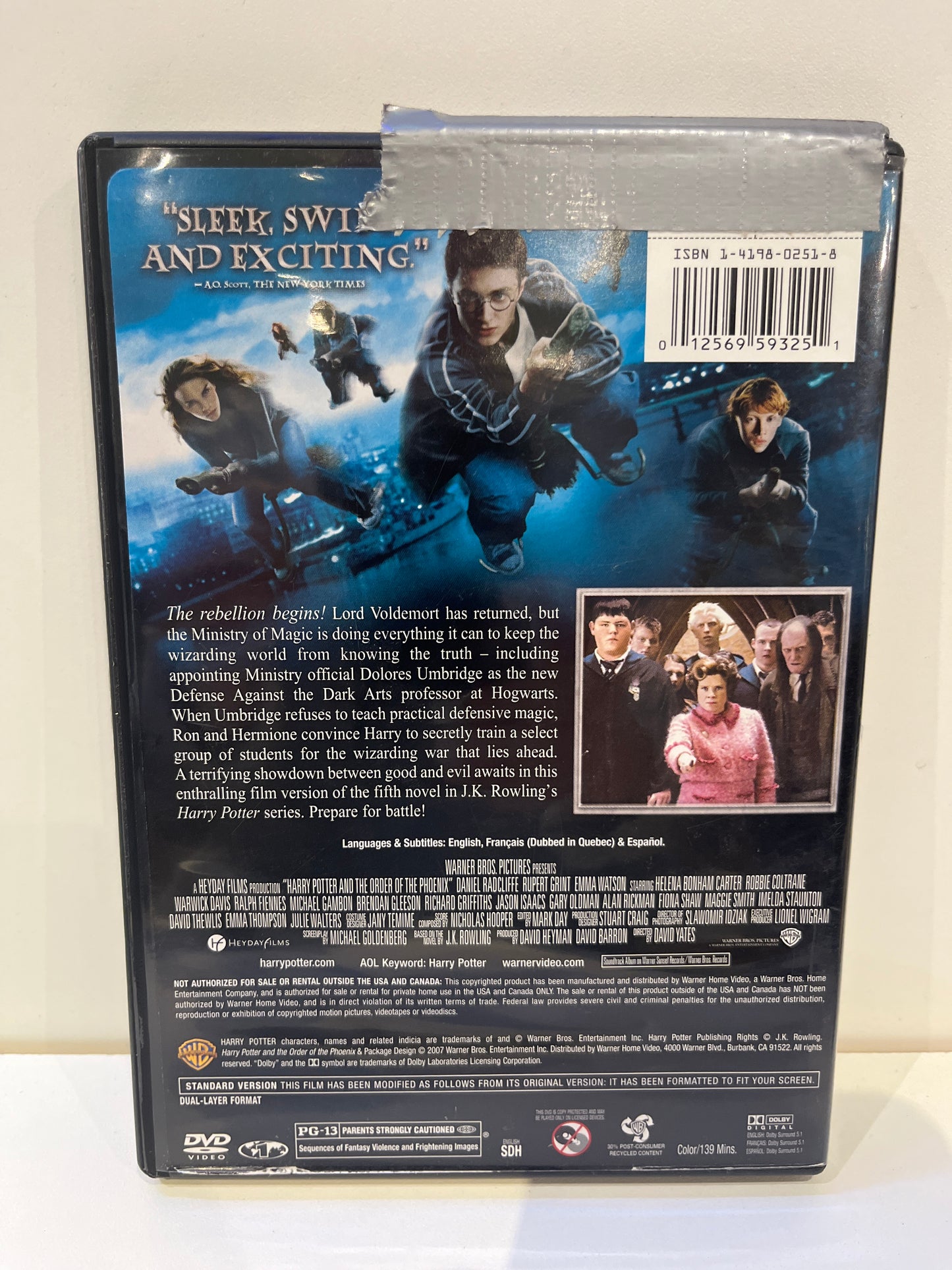 Harry Potter and the Order of the Phoenix - DVD