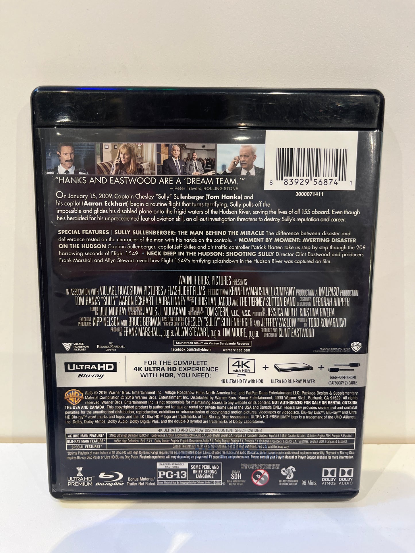 Sully 4K - Blu-Ray