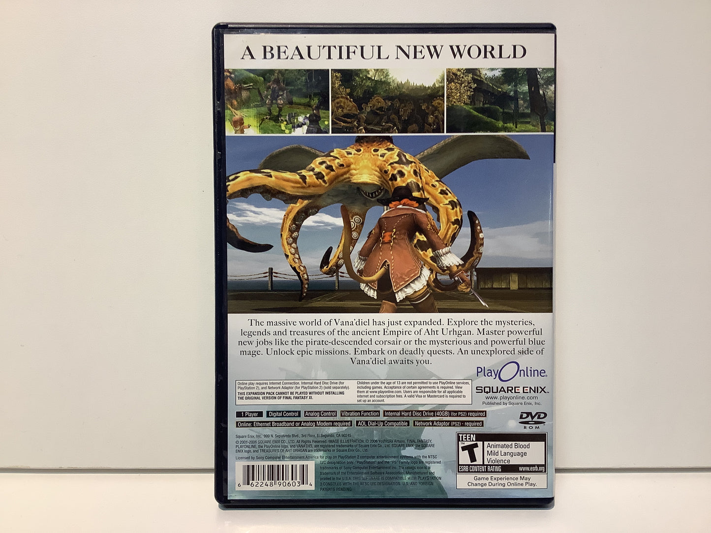 Final Fantasy XI Treasures of Aht Urhgan - Playstation 2