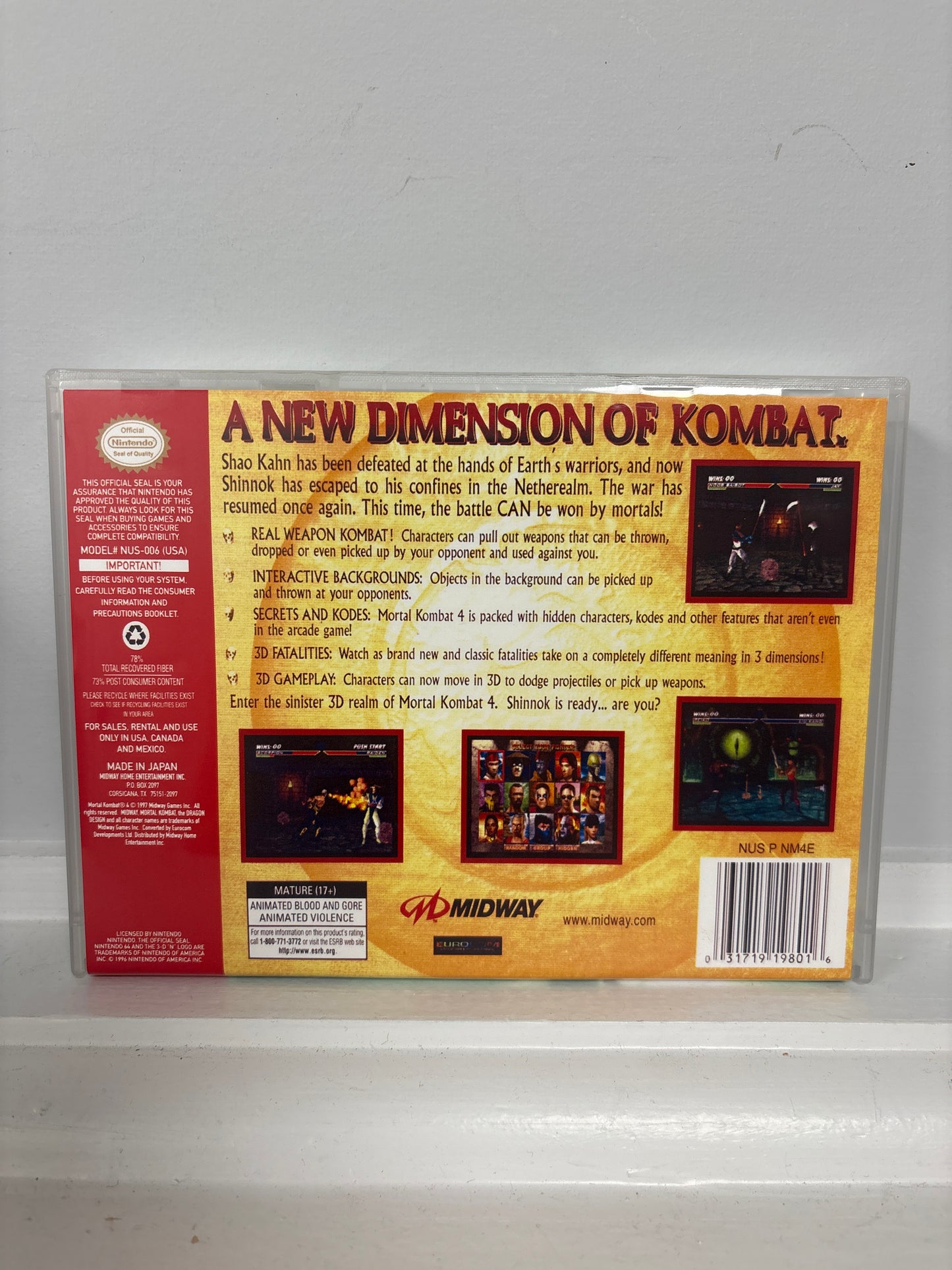 Mortal Kombat 4 - Nintendo 64