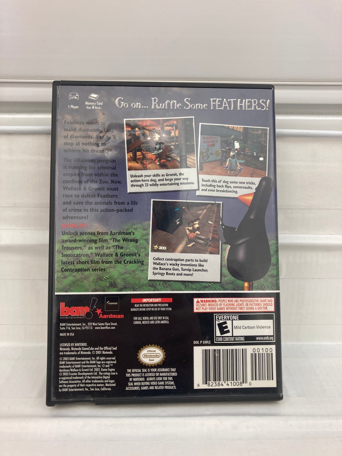 Wallace and Gromit Project Zoo - Gamecube