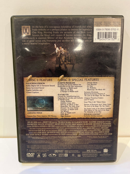 The Lord of the Rings: The Fellowship of the Ring - DVD
