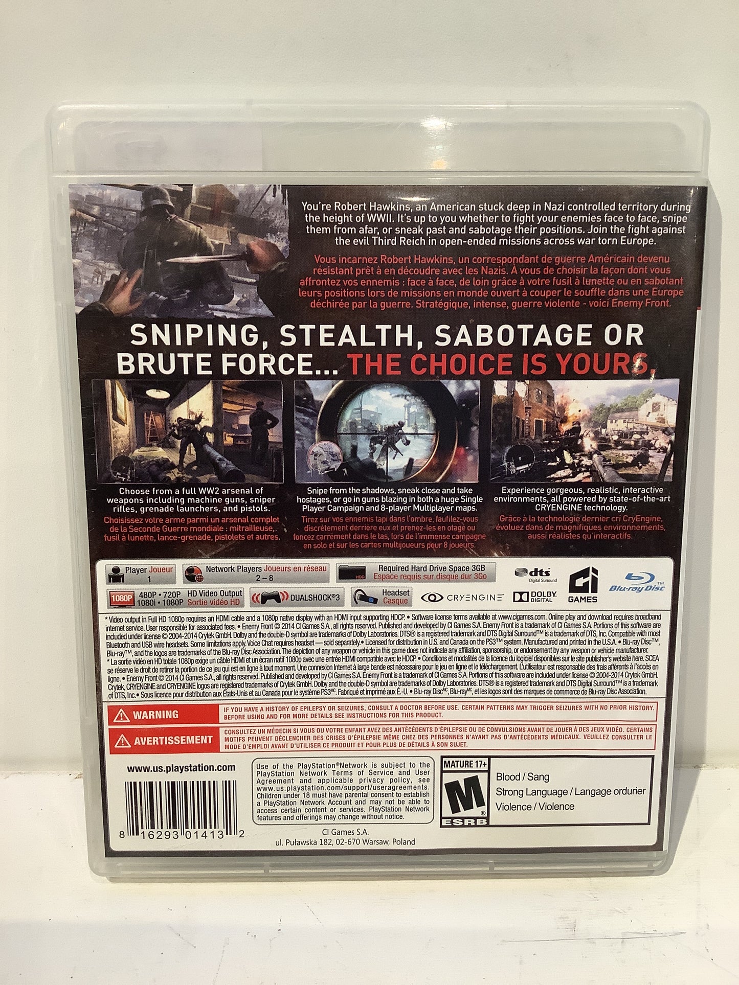 Enemy Front - Playstation 3