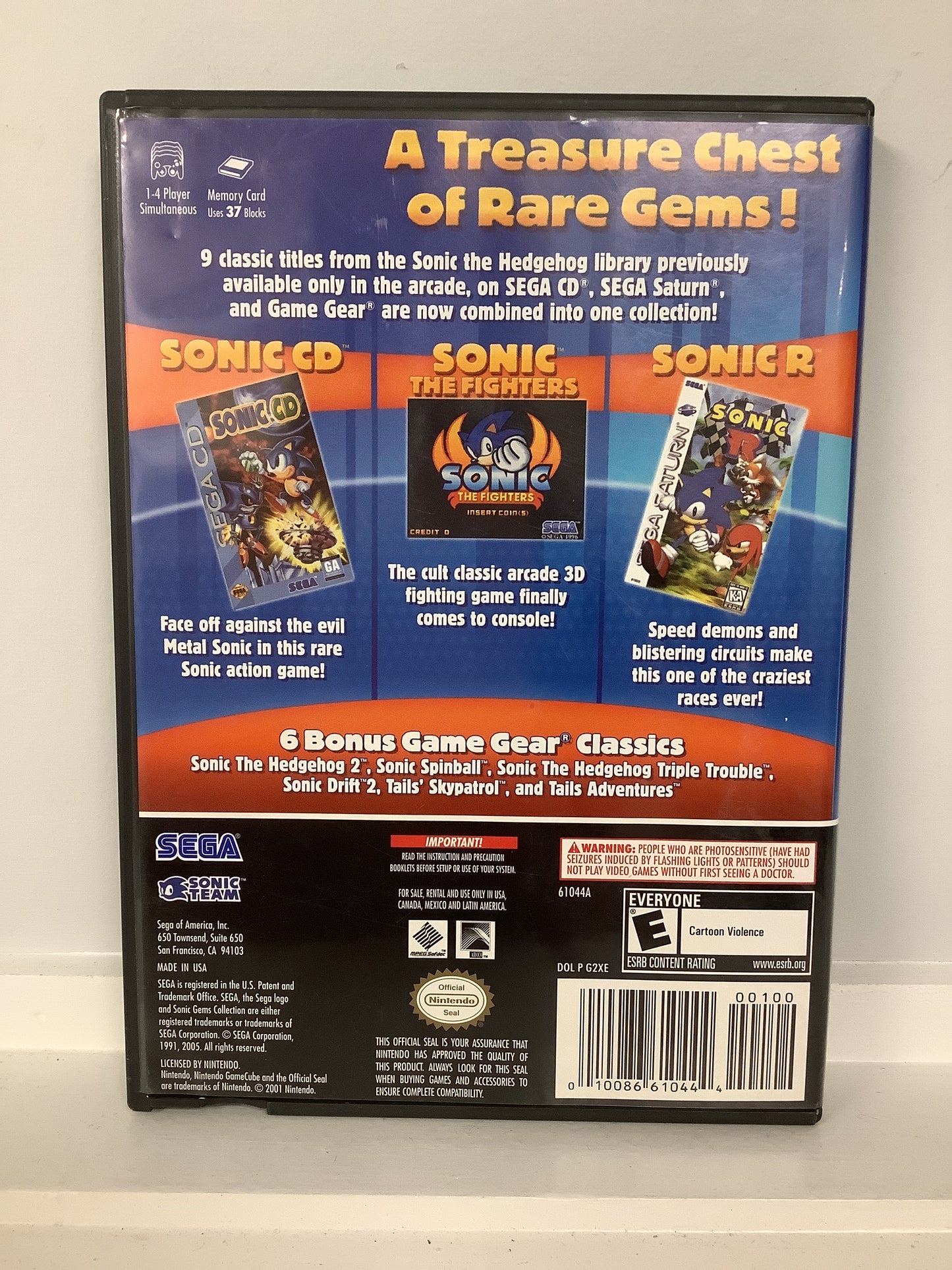 Sonic Gems Collection - Gamecube