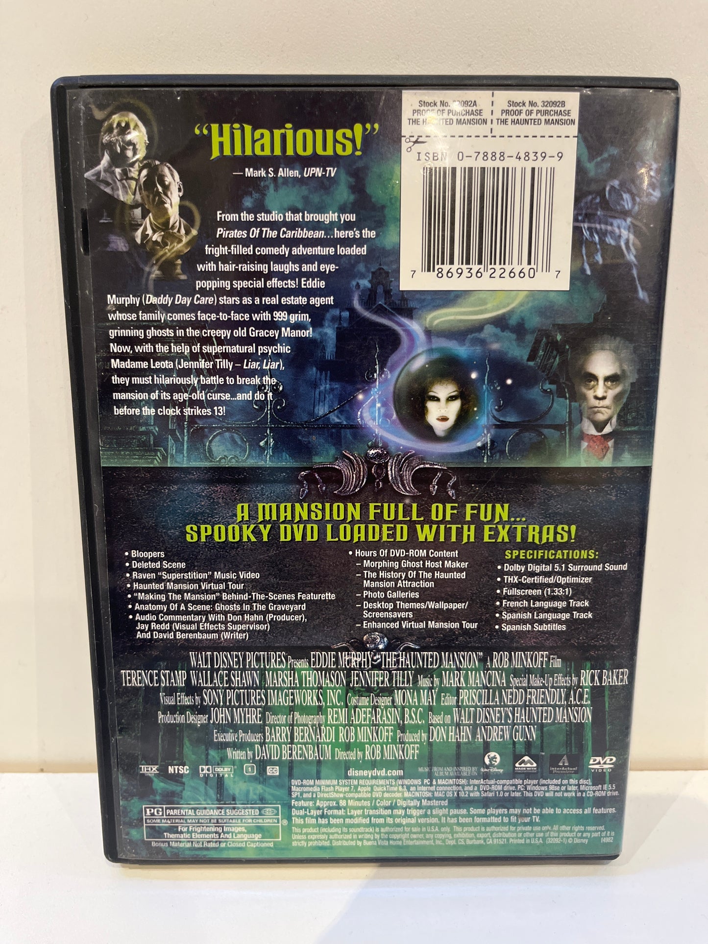 The Haunted Mansion - DVD