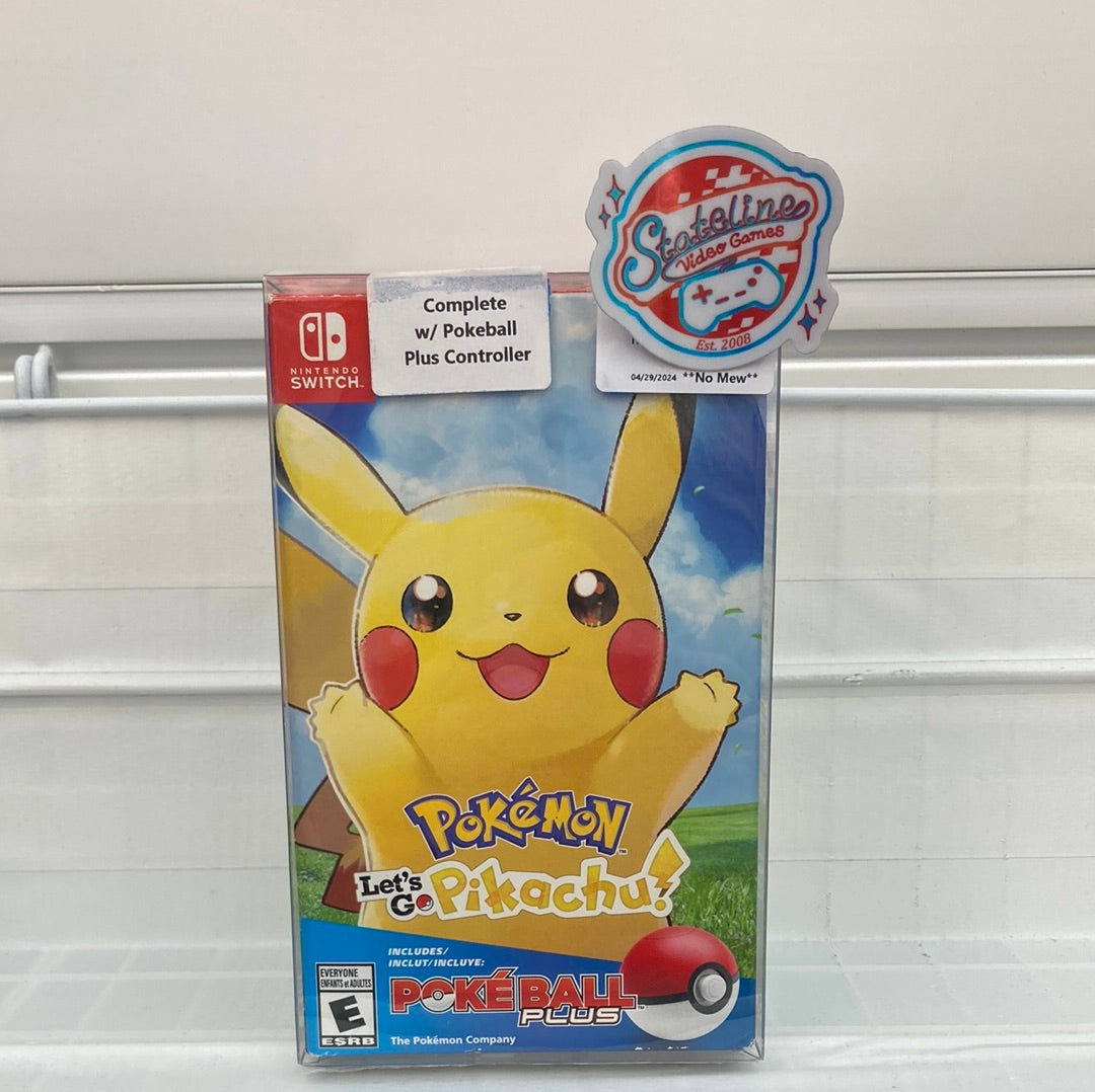 Pokemon Let's Go Pikachu Poke Ball Plus Bundle sale for Nintendo Switch