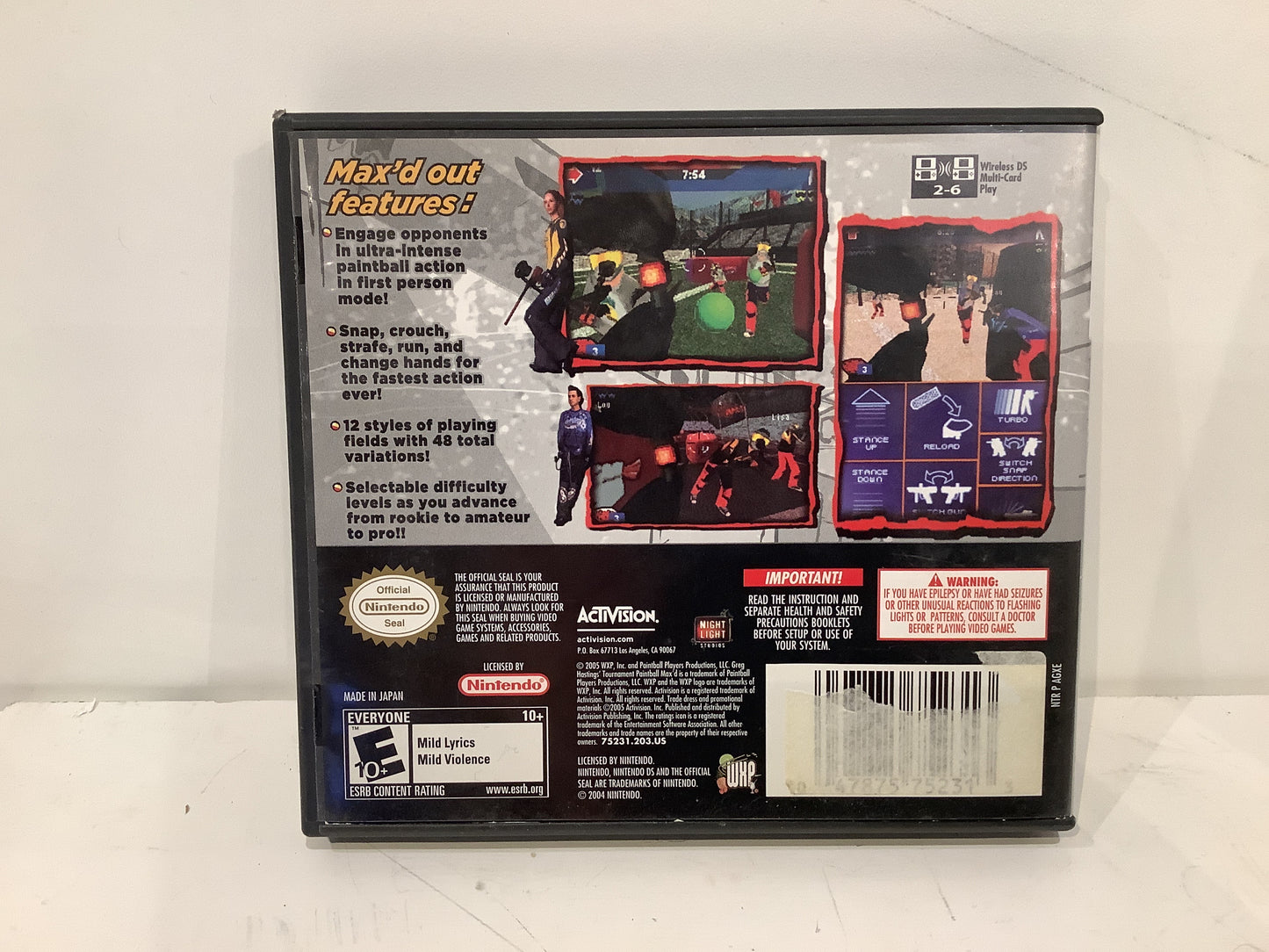 Greg Hastings Tournament Paintball Maxed - Nintendo DS