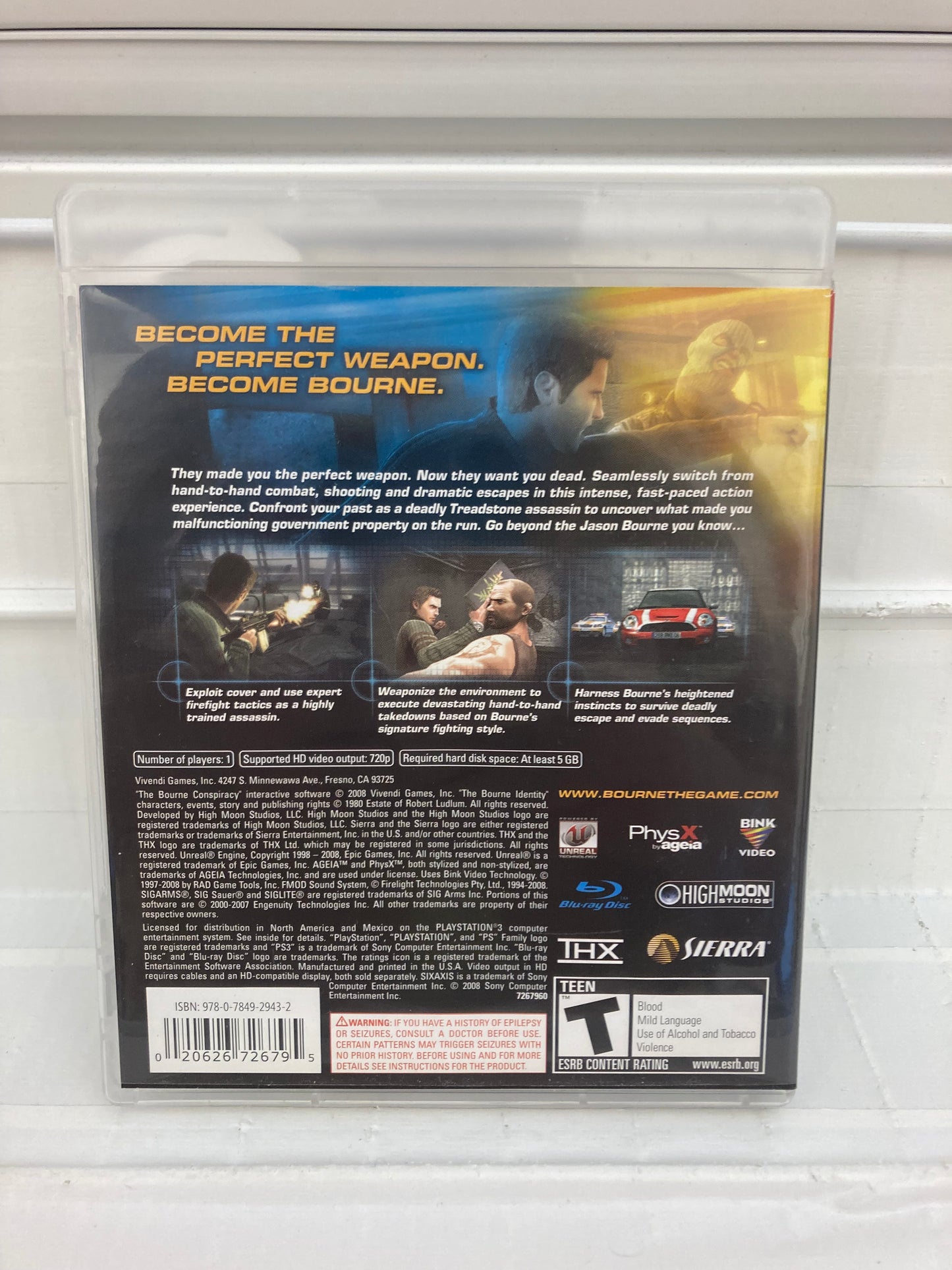 Robert Ludlum's The Bourne Conspiracy - Playstation 3