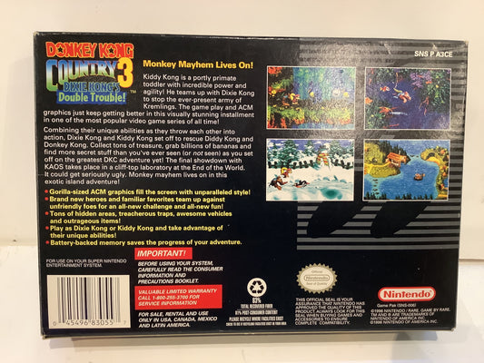 Donkey Kong Country 3 - Super Nintendo