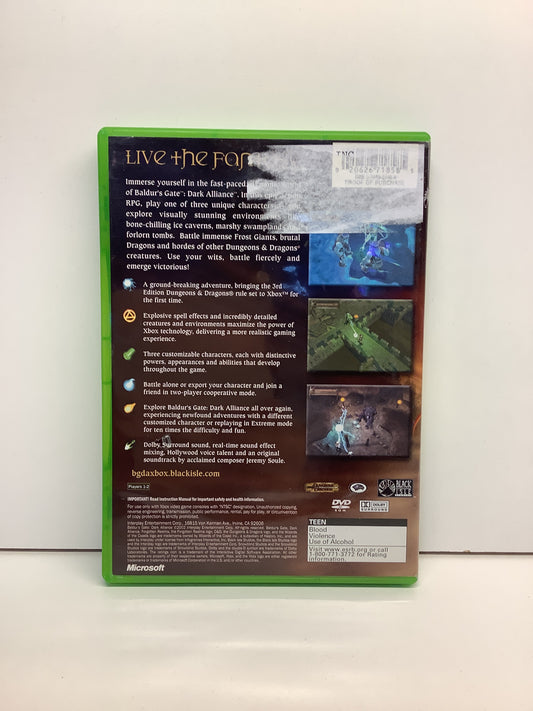 Baldur's Gate Dark Alliance - Xbox
