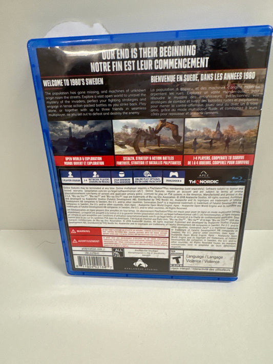 Generation Zero - Playstation 4