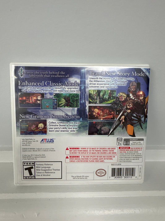 Etrian Odyssey Untold: The Millennium Girl - Nintendo 3DS