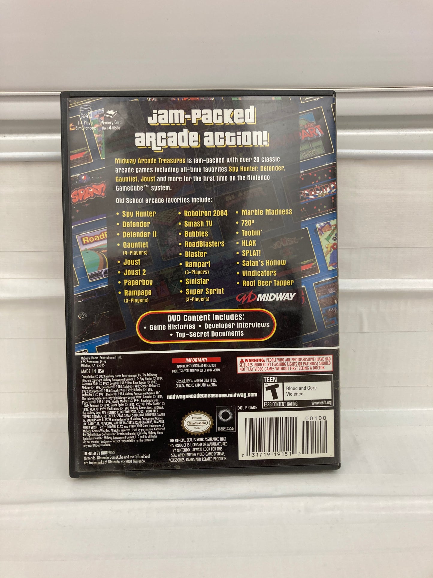 Midway Arcade Treasures - Gamecube