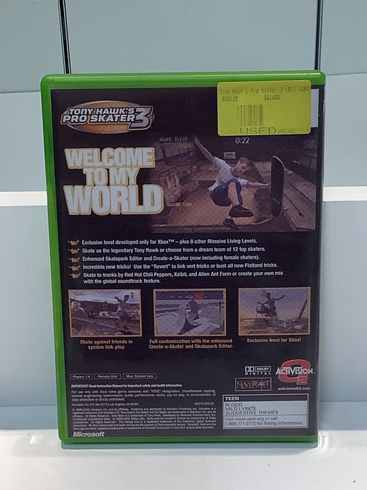 Tony Hawk 3 - Xbox