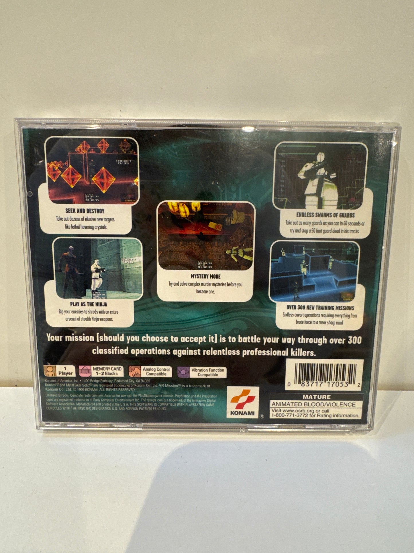 Metal Gear Solid VR Missions - Playstation