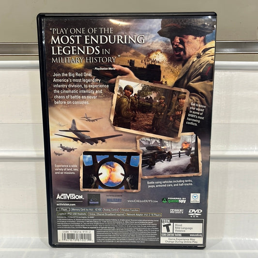 Call of Duty 2 Big Red One - Playstation 2