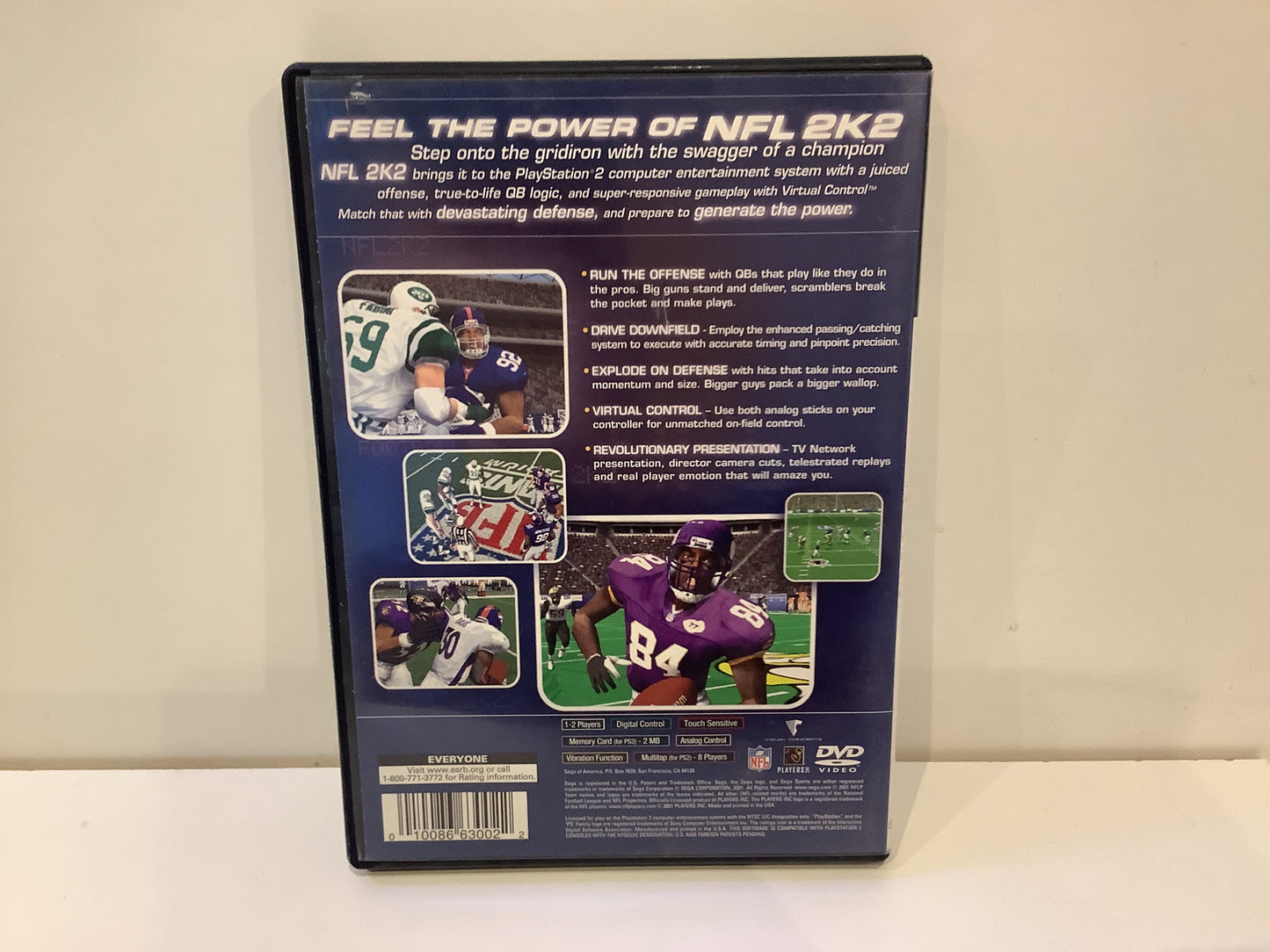 NFL 2K2 - Playstation 2