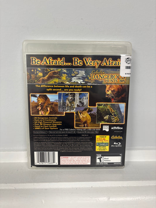 Cabela's Dangerous Hunts 2009 - Playstation 3