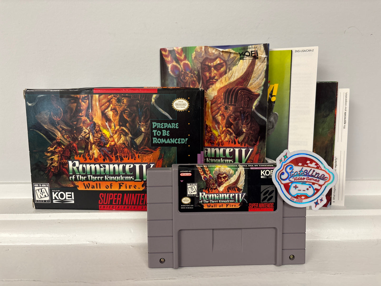 Romance of the Three Kingdoms IV Wall of Fire - Super Nintendo