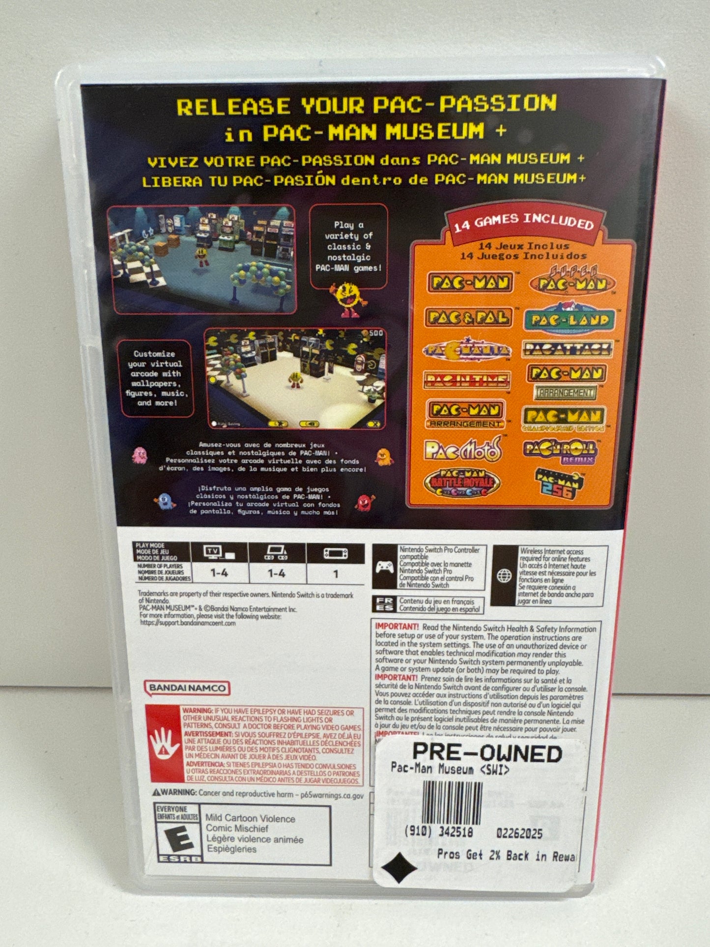 Pac-Man Museum Plus - Nintendo Switch