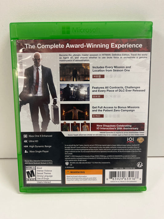 Hitman: Definitive Edition - Xbox One