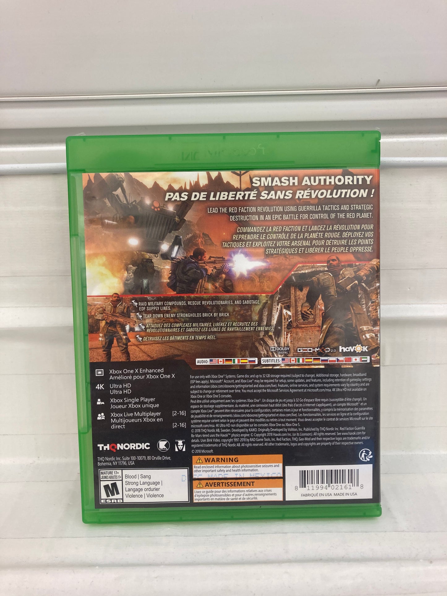 Red Faction: Guerrilla Re-Mars-tered - Xbox One