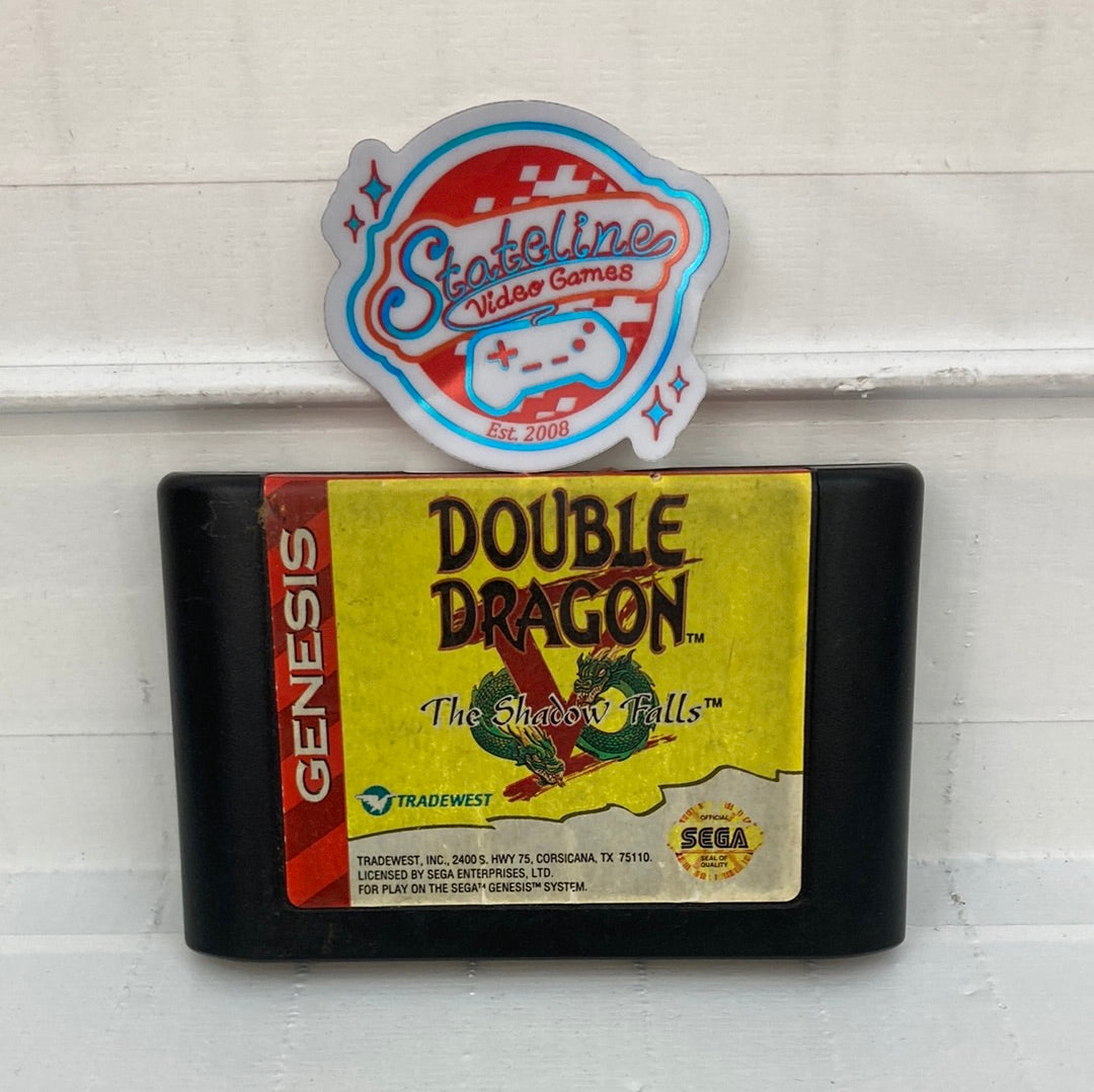 Double Dragon V The Shadow Falls - Sega Genesis – Stateline Video Games Inc.