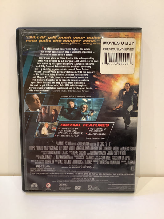 Mission Impossible 3 - DVD