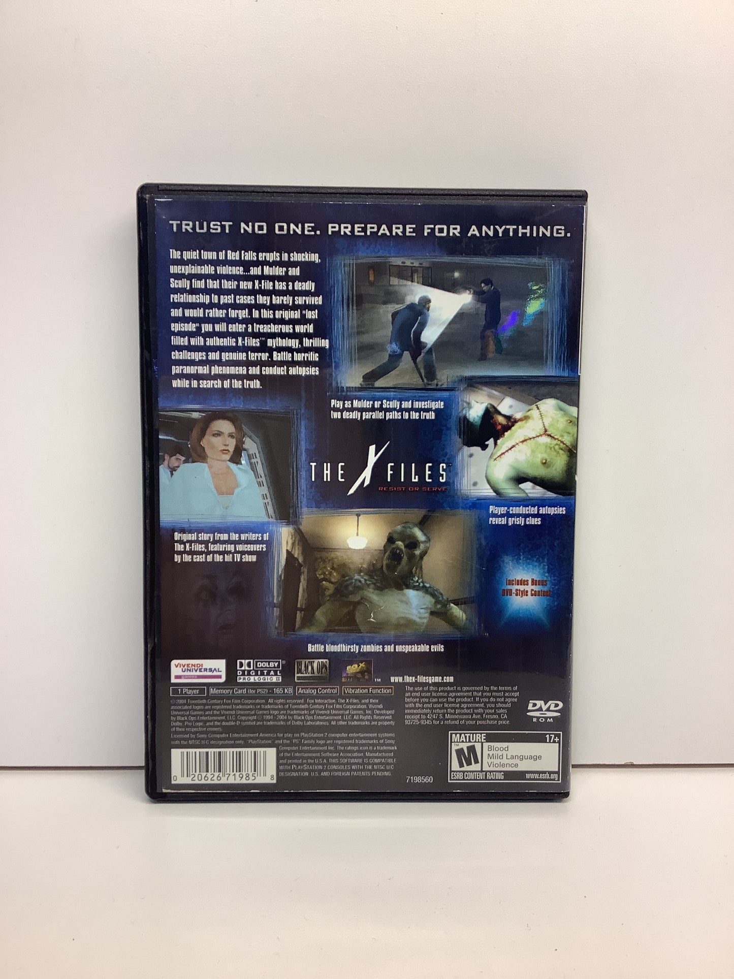 X-Files Resist or Serve - Playstation 2