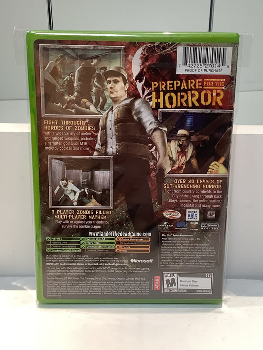 Land of the Dead Road to Fiddler's Green - Xbox